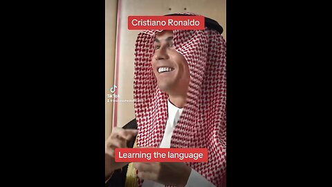 Cristiano Ronaldo learns the language