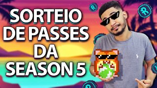 SORTEIO DE PASSES DO ROLLERCOIN 5º TEMPORADA