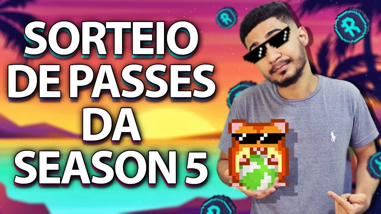 SORTEIO DE PASSES DO ROLLERCOIN 5º TEMPORADA