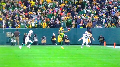 Packers #11 Jayden Reed one handed stab!