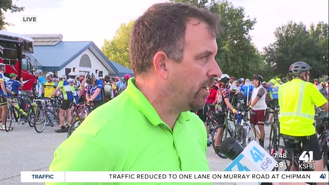 Hundreds of cyclists ride to honor father of 10 killed in hit-and-run crash