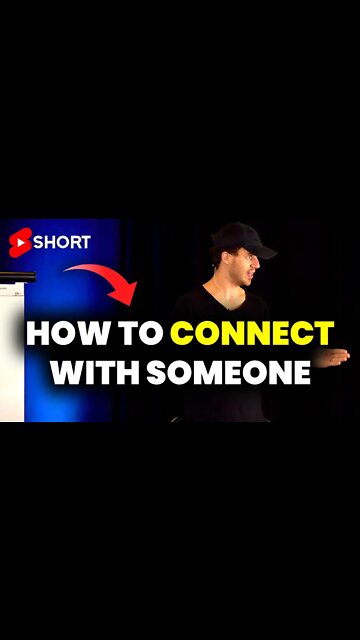 How To INSTANTLY Connect With Someone! ⚠️