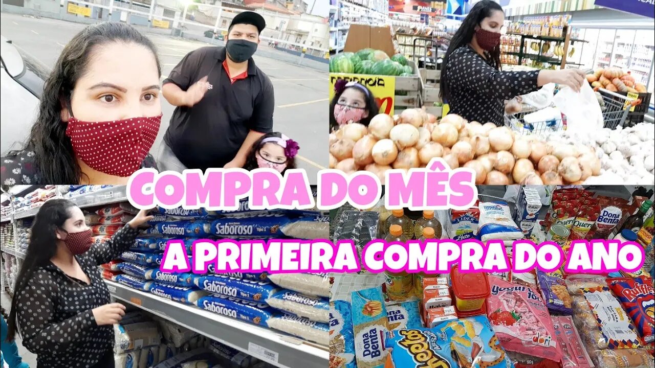 A PRIMEIRA COMPRA DO ANO /COMPRA DO MÊS/ CANAL DA MILI