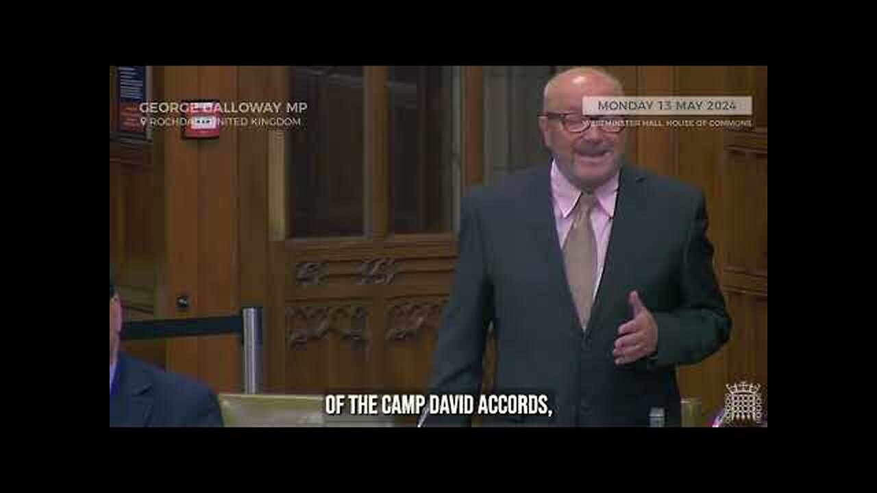 GALLOWAY ON GAZA AGAIN: NEW