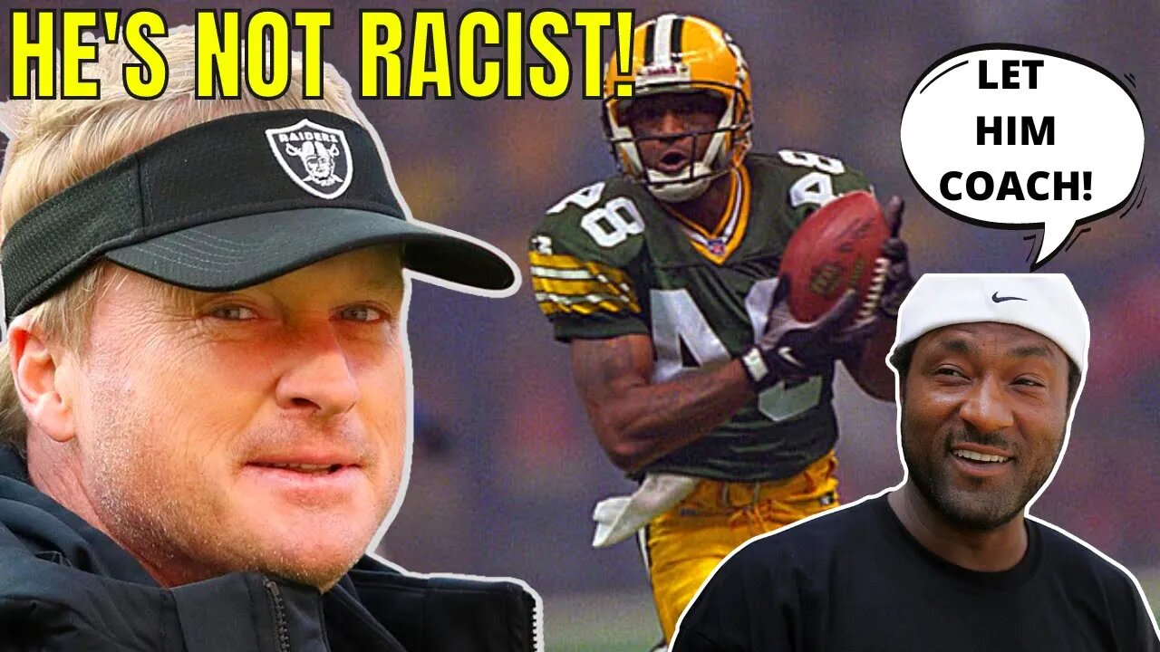 Former NFL Star ANDRE RISON Says Ex Raiders Coach Jon Gruden IS NOT A RAC!ST!