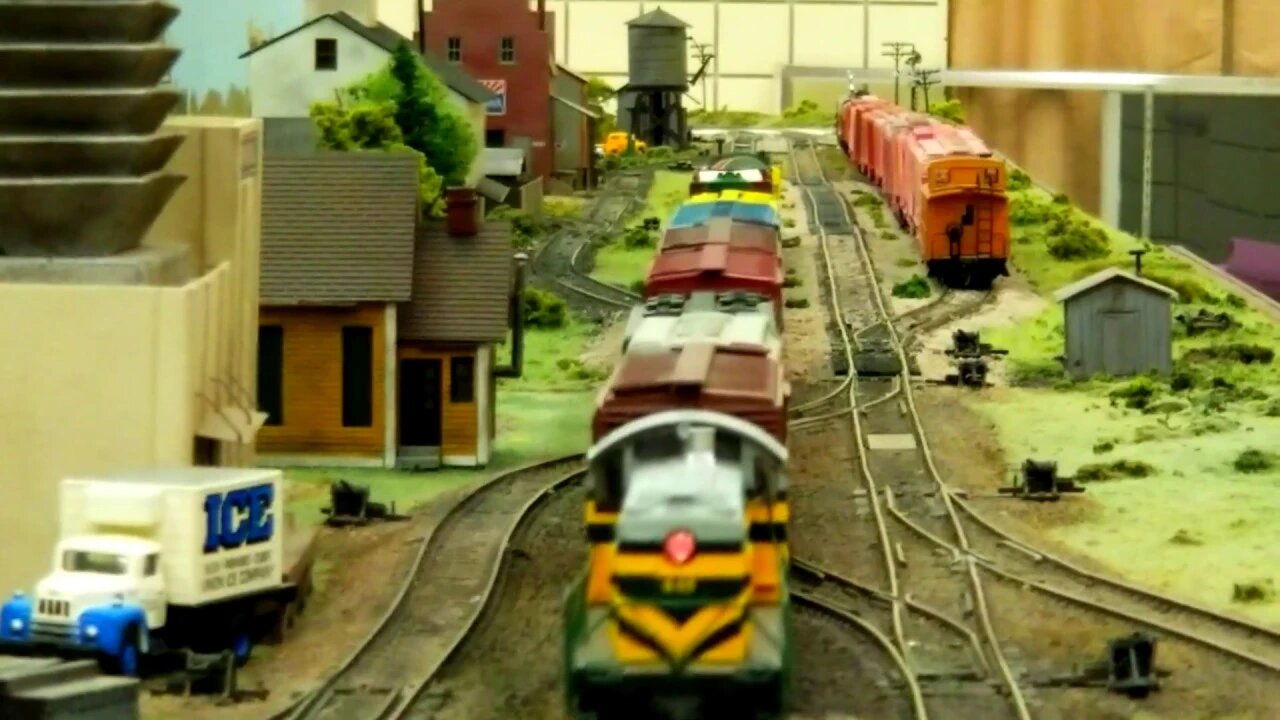 Albert Lea Trainshow 2019 CNW modular layout