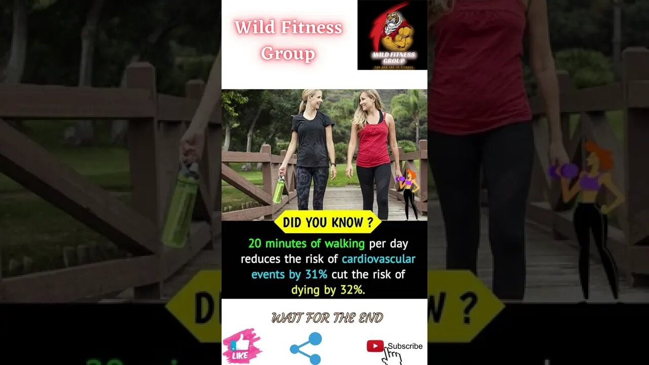 🔥Waking reduces the risk of heart attack🔥#shorts🔥#wildfitnessgroup🔥27 May 2022🔥