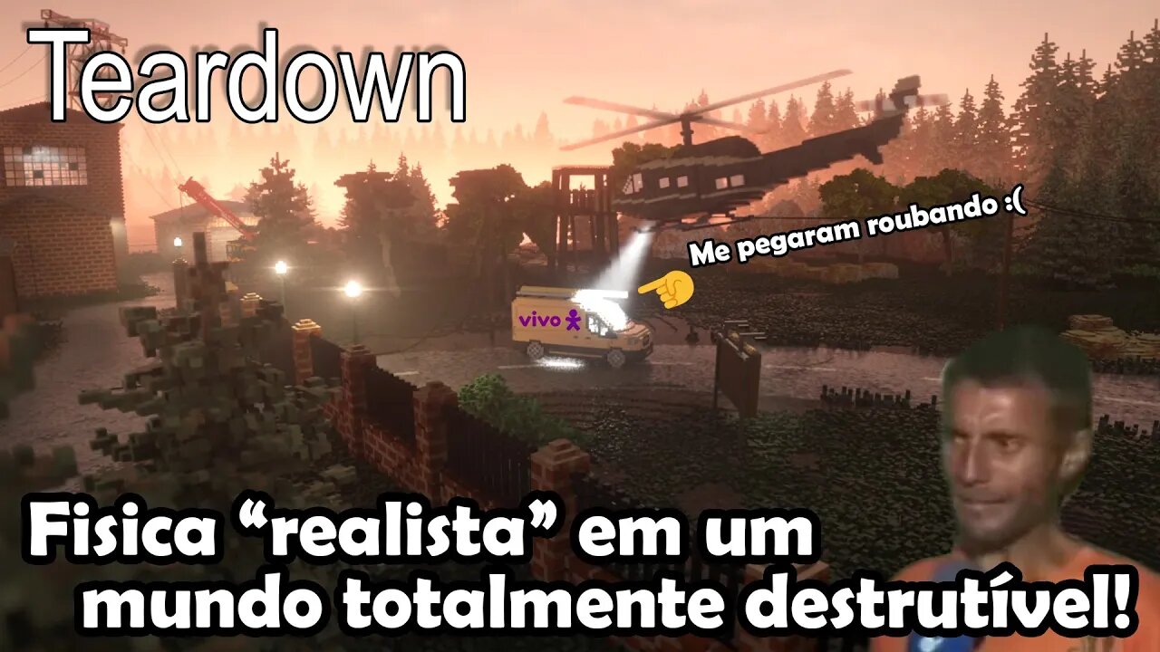 Um mundo totalmente destrutível! Teardown - Gameplay PT-BR