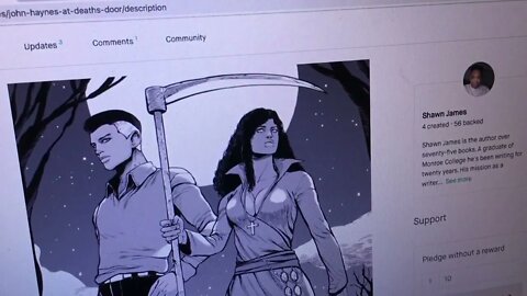 JOHN HAYNES AT DEATH'S DOOR KICKSTARTER FULLY FUNDED IN TWO DAYS! THANK YOU FOR YOUR SUPPORT!