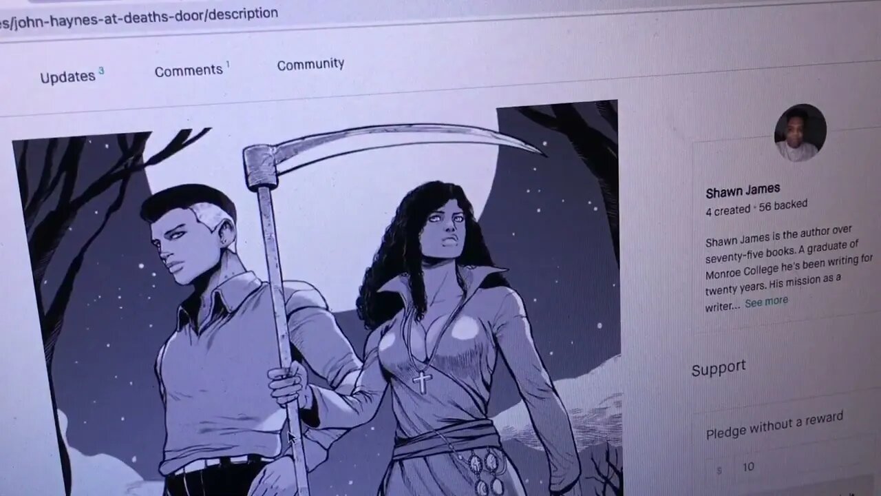 JOHN HAYNES AT DEATH'S DOOR KICKSTARTER FULLY FUNDED IN TWO DAYS! THANK YOU FOR YOUR SUPPORT!