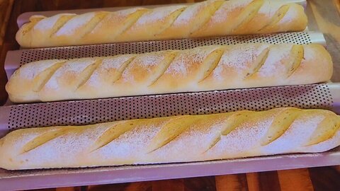 Easy homemade Baguette