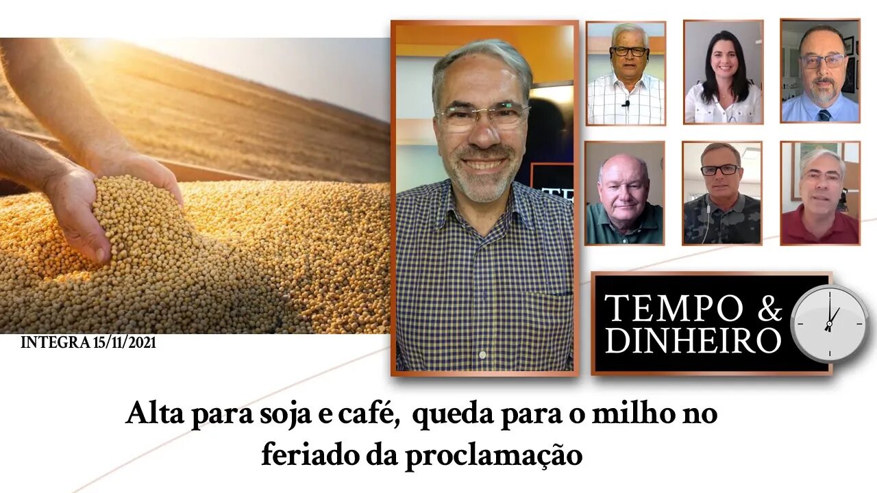 Alta para soja e café, queda para o milho no feriado da proclamação