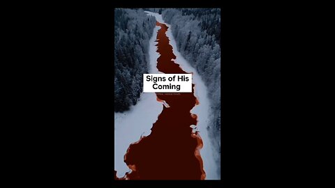 Signs of his coming ✨Blood rivers & dead sea creatures