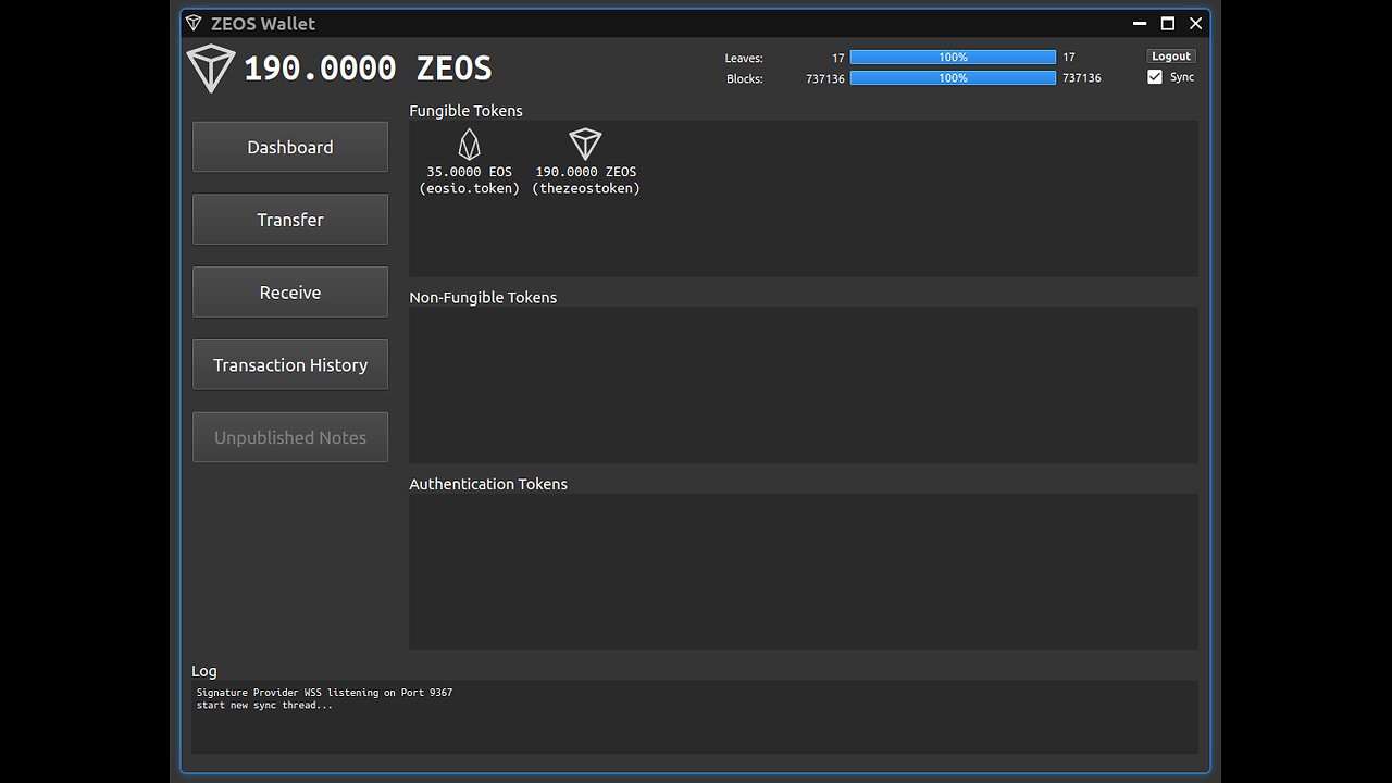 ZEOS Wallet & Protocol Demo