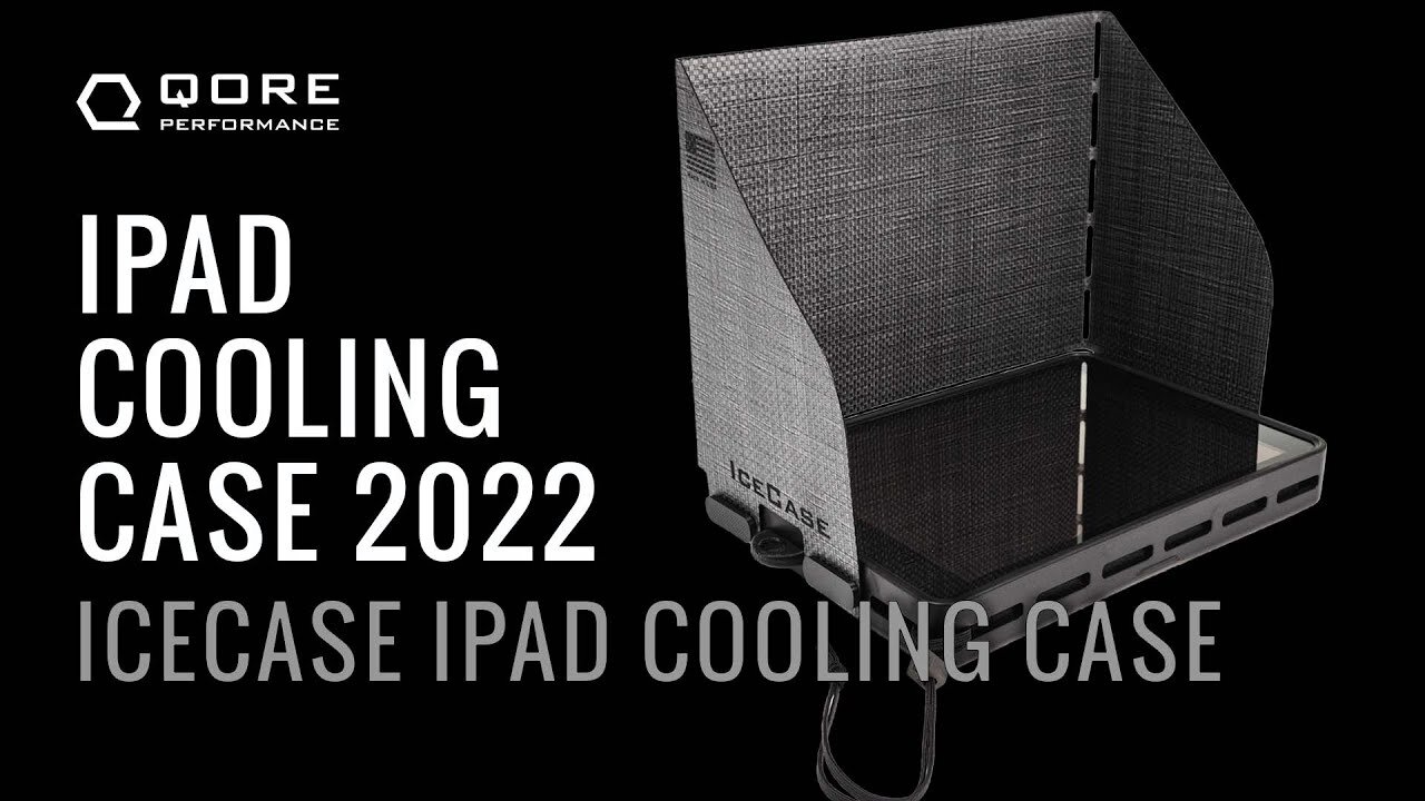 IceCase iPad Cooling Case with SunShield 2022 (iPad cooling for drive-thru, pilots, drones, sports)