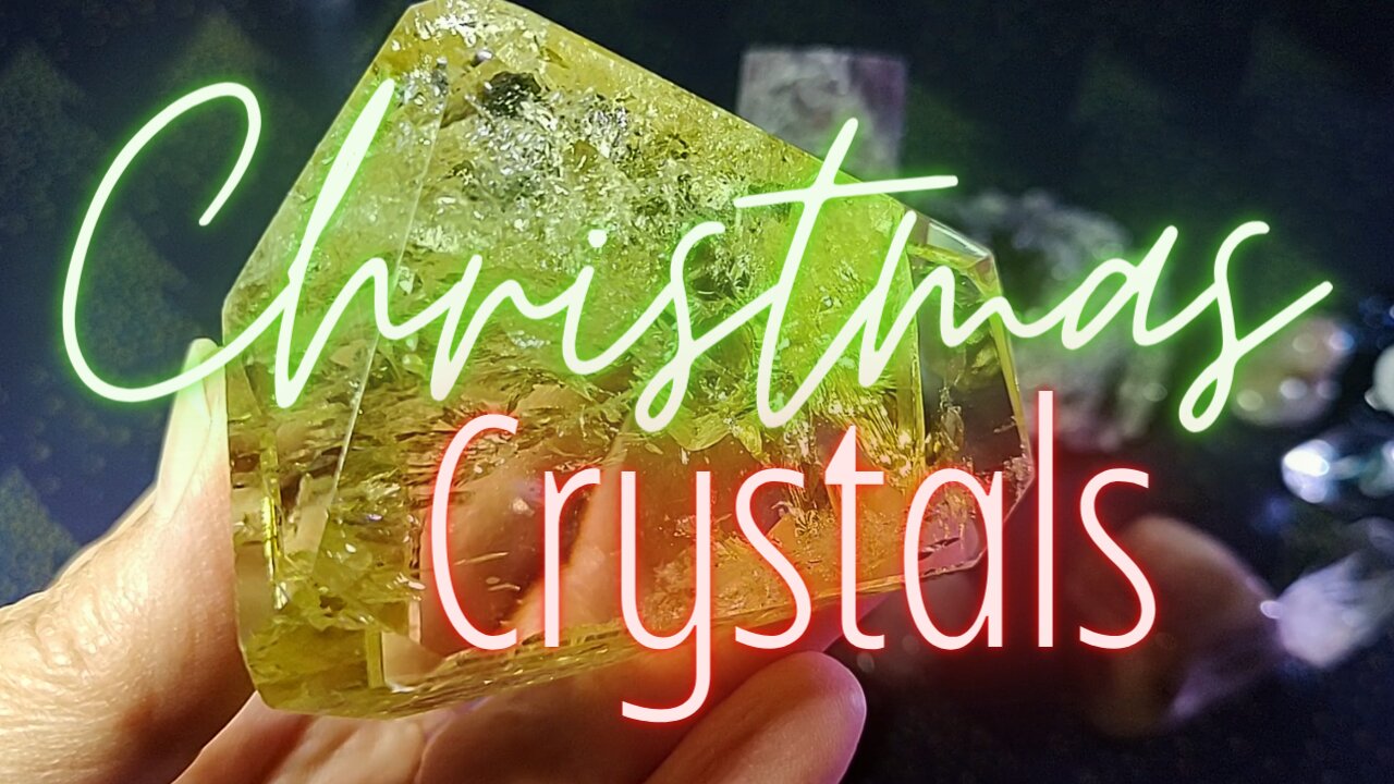 Relaxing Crystal Healing ASMR Cozy Christmas Crystals for You to Relax Sleep Dream