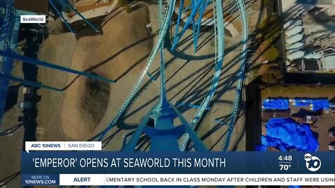 Emperor opens at SeaWorld in March