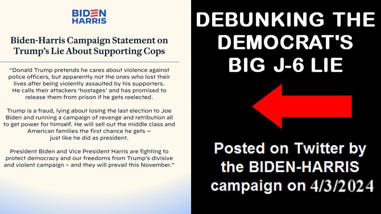 Debunking the Democrat's BIG J-6 Lie - April 3, 2024