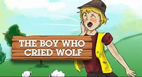 The boy who cried wolf kids book read along