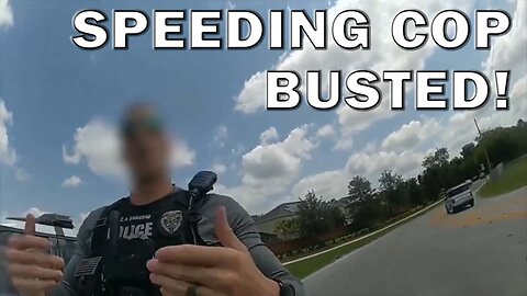 Cop Gets Pulled Over For Speeding By Deputy On Video! LEO Round Table S08E102