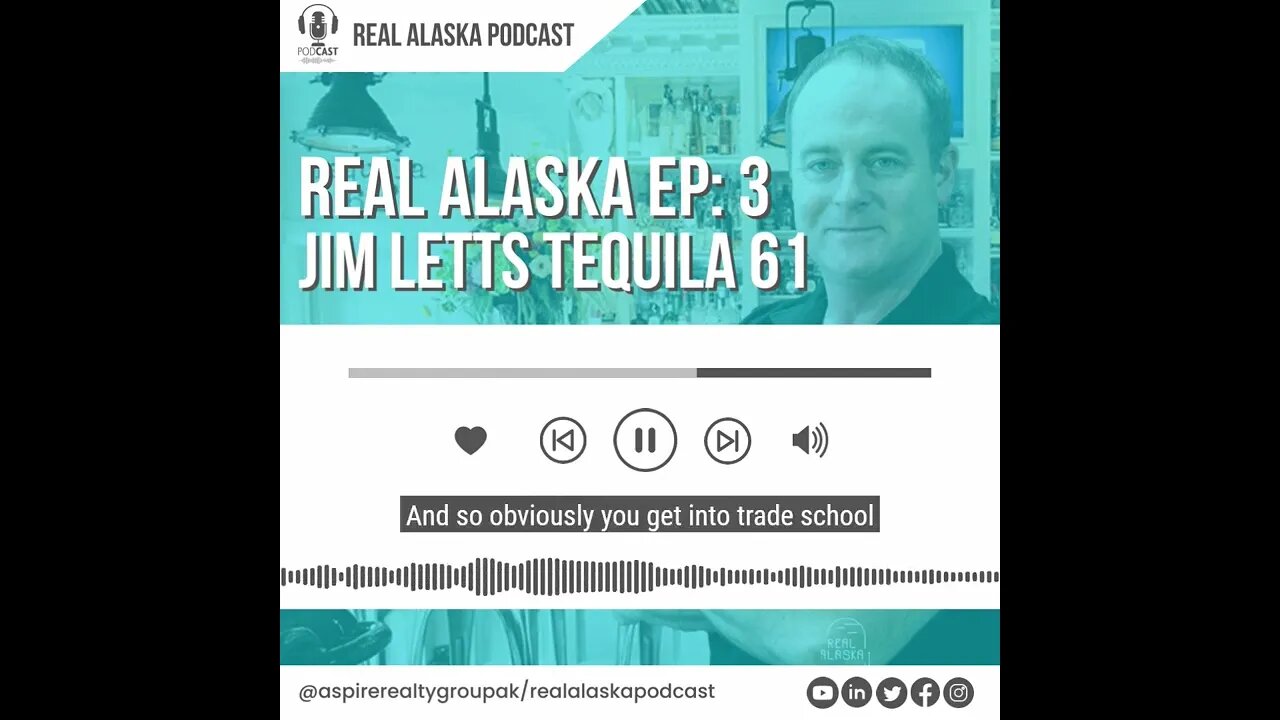 Real Alaska Podcast Ep. 3 Tequila 61 with Jim Letts #Shorts