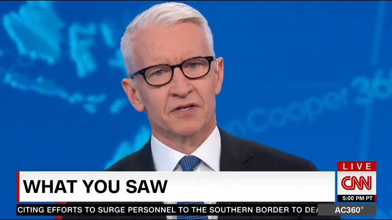 CNN's Cooper Melts Down: Don't Watch CNN Again