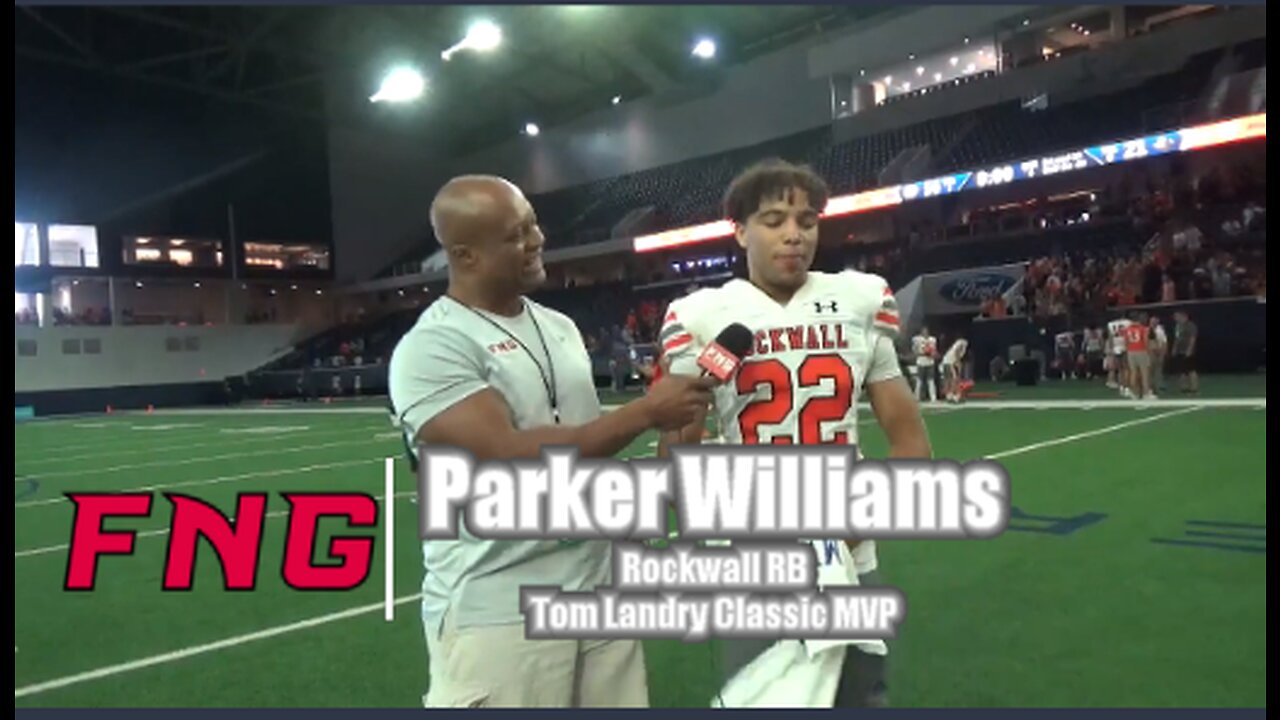 Rockwall RB Tom Landry Classic MVP Parker Williams