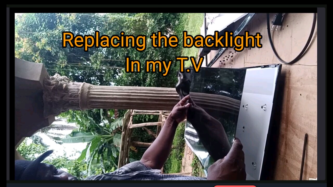 How to change your T.V backlight when it gets dark