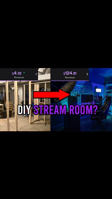 BUILDING A STREAM ROOM IN MY BASEMENT!