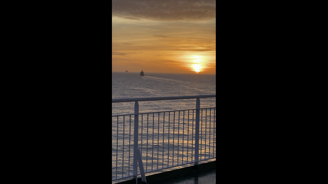 Sunset over the northern sea! STUNNING!