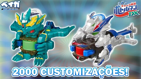 2000 POSSIBILIDADES DE COMBOS! ESSE É O BOTTLEMAN DX CUSTOMIZE SET!