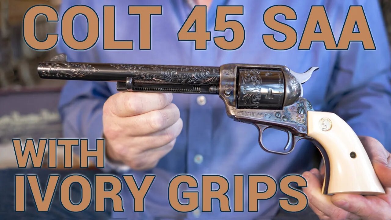 Colt 45 SAA with Ivory Grips is 'My Fanciest Gun'