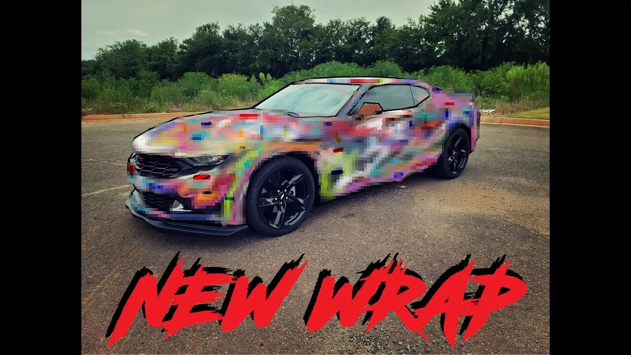 NEW WRAP REVEAL for the Camaro!