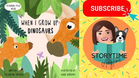 Australian Kids book read aloud - When I Grow Up: DINOSAURS by Jacqueline Theodisi