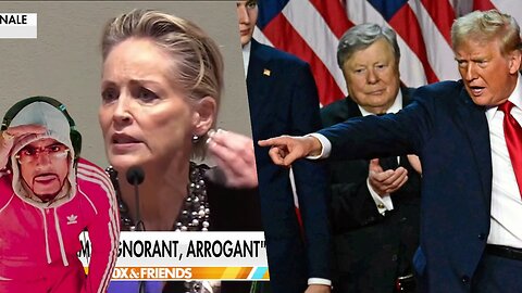 Actress Sharon Stone Displays Trump Deranged Syndrome