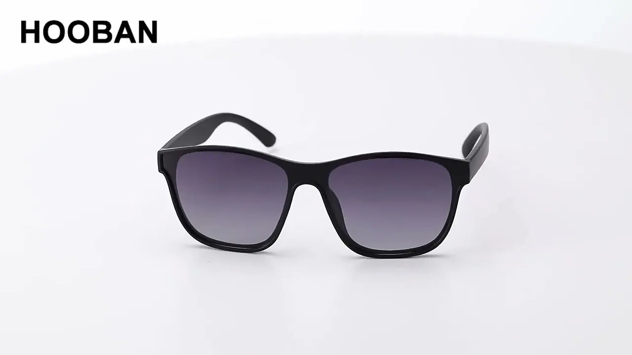 HOOBAN 2022 New Square Polarized Sunglasses Men Women Fashion | Link in the description 👇 to BUY