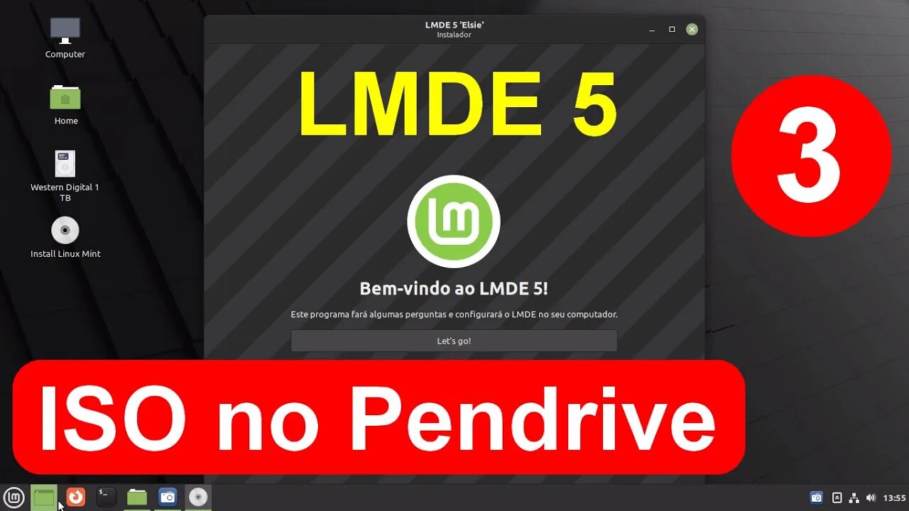 3- Criando pendrive de boot do Lmde 5 pelo aplicativo Rufus