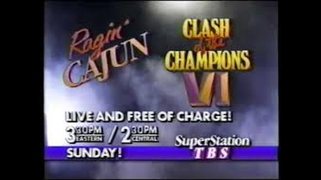 NWA Clash of the Champions VI "Ragin' Cajun" - Apr 02 1989 **FULL BROADCAST**