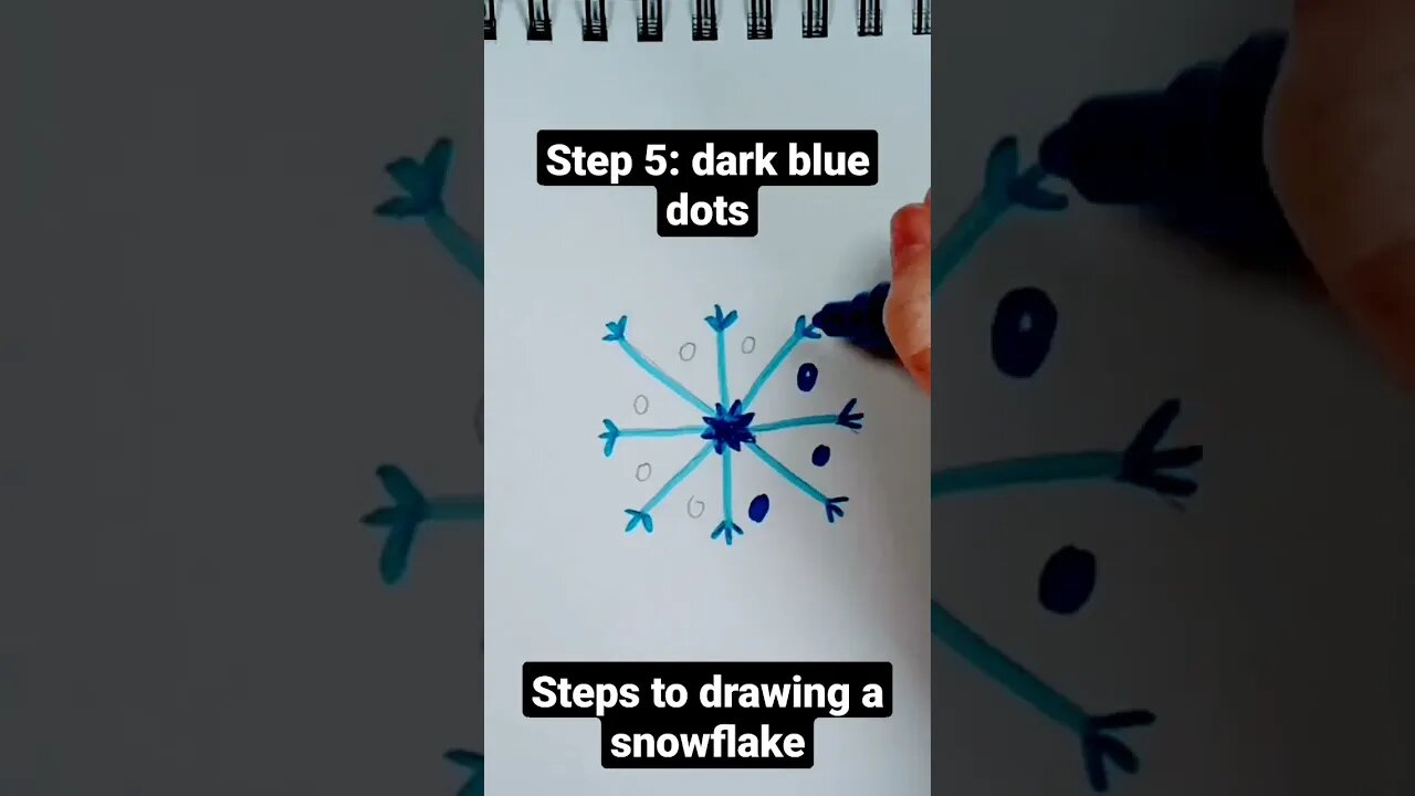 Drawing A CHRISTMAS Snowflake ❄️ Adventure Through Art