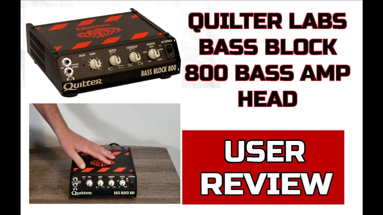 Quilter Labs Bass Block 800 - 800W Bass Amp Head -Small But Mighty