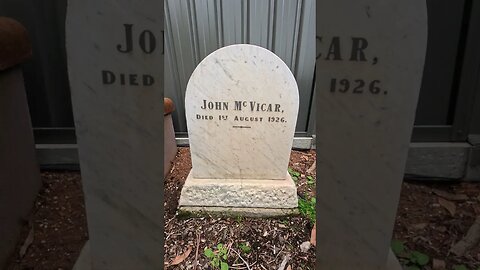 Remembering John Vicker: The Little Plain Headstone