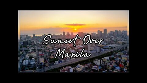 Sunset Over Manila