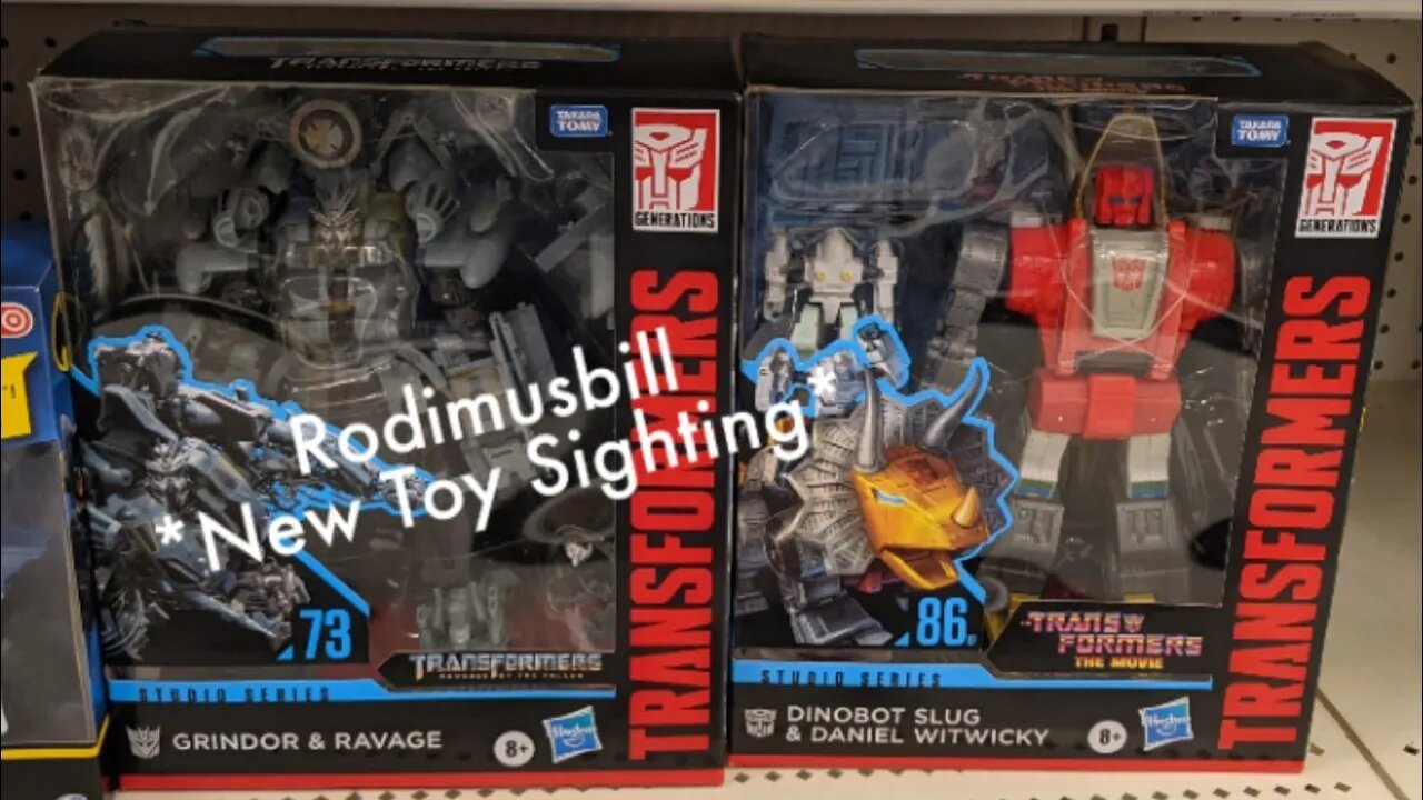 *Rodimusbill New Toy Sighting* Studio Series Leader SLUG w/ DANIEL and GRINDOR w/ RAVAGE -Target