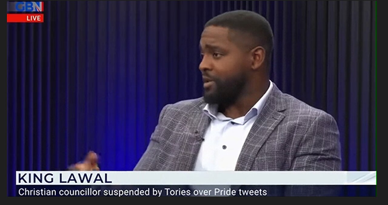 Racist Christophobic Tory party suspends christian councilor King Lawal for criticising LGBTQ pride