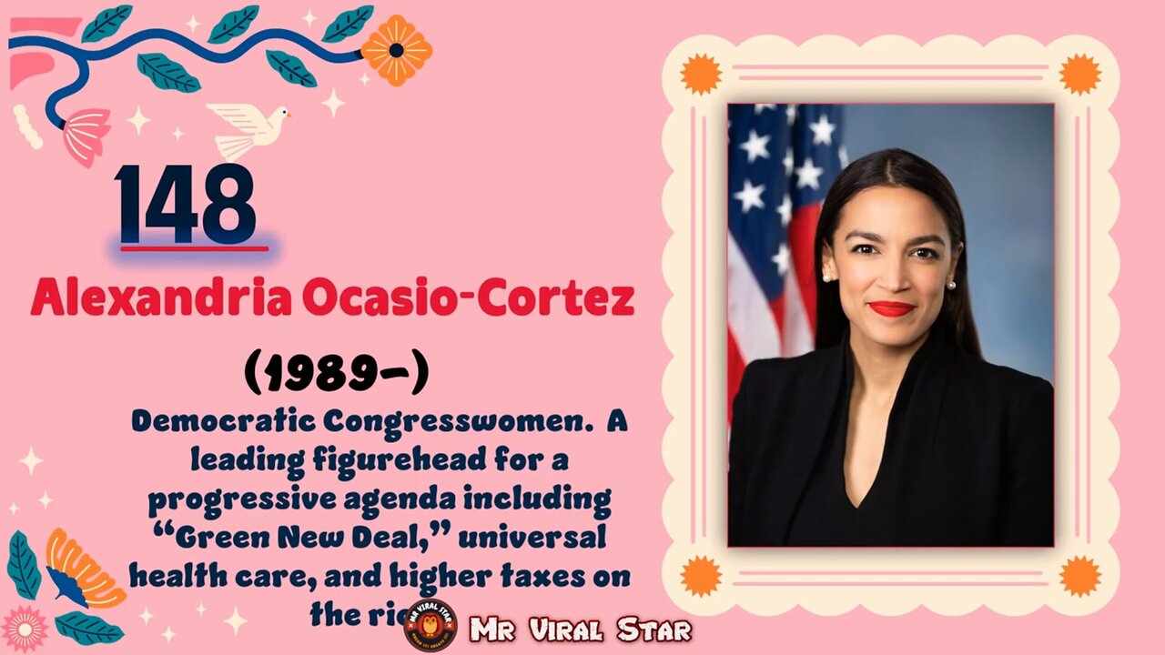 Alexandria Ocasio-Cortez (1989 – )| TOP 150 Women That CHANGED THE WORLD | Short Biography