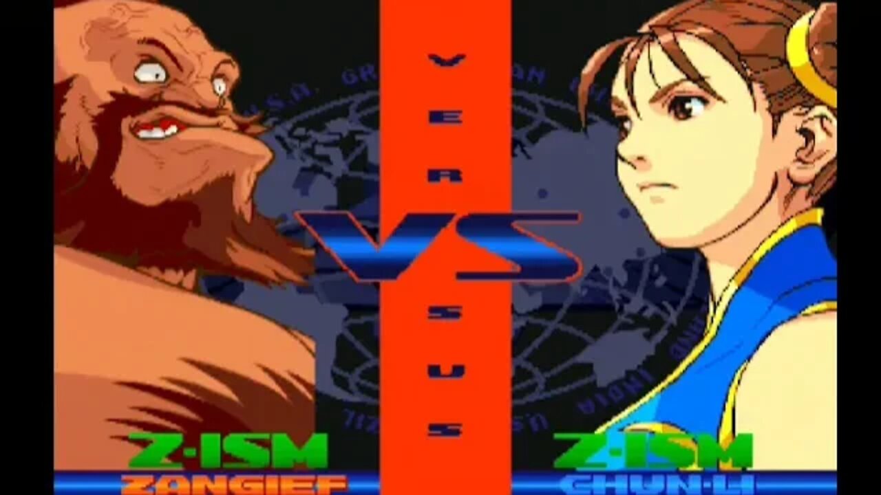 Street Fighter Zero 3 Upper - Zangief (Z-ISM) - Nível 8/Expert - No Continues