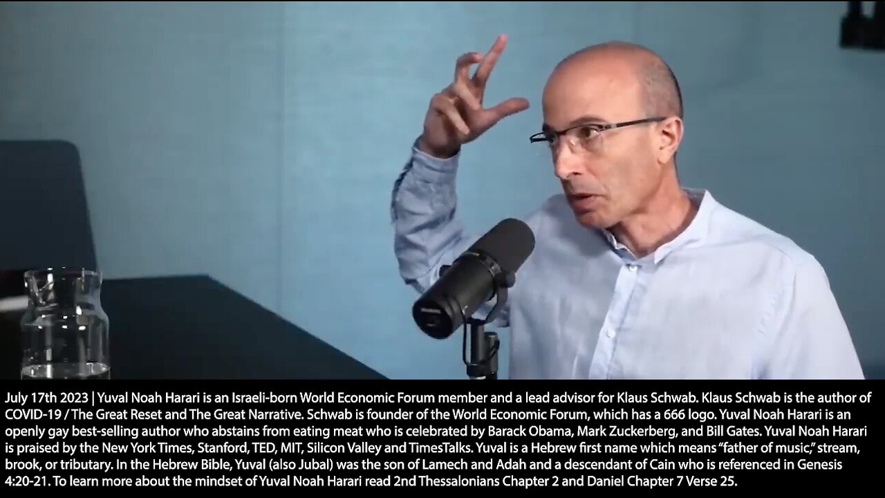 Yuval Noah Harari | Why Did Yuval Say? "If You Think About the Scientific Framework That Said All Gays Are Against Nature. Science Tells Us Nothing Can Exist Against the Laws of Nature. Things That Go Against the Laws of Nature"