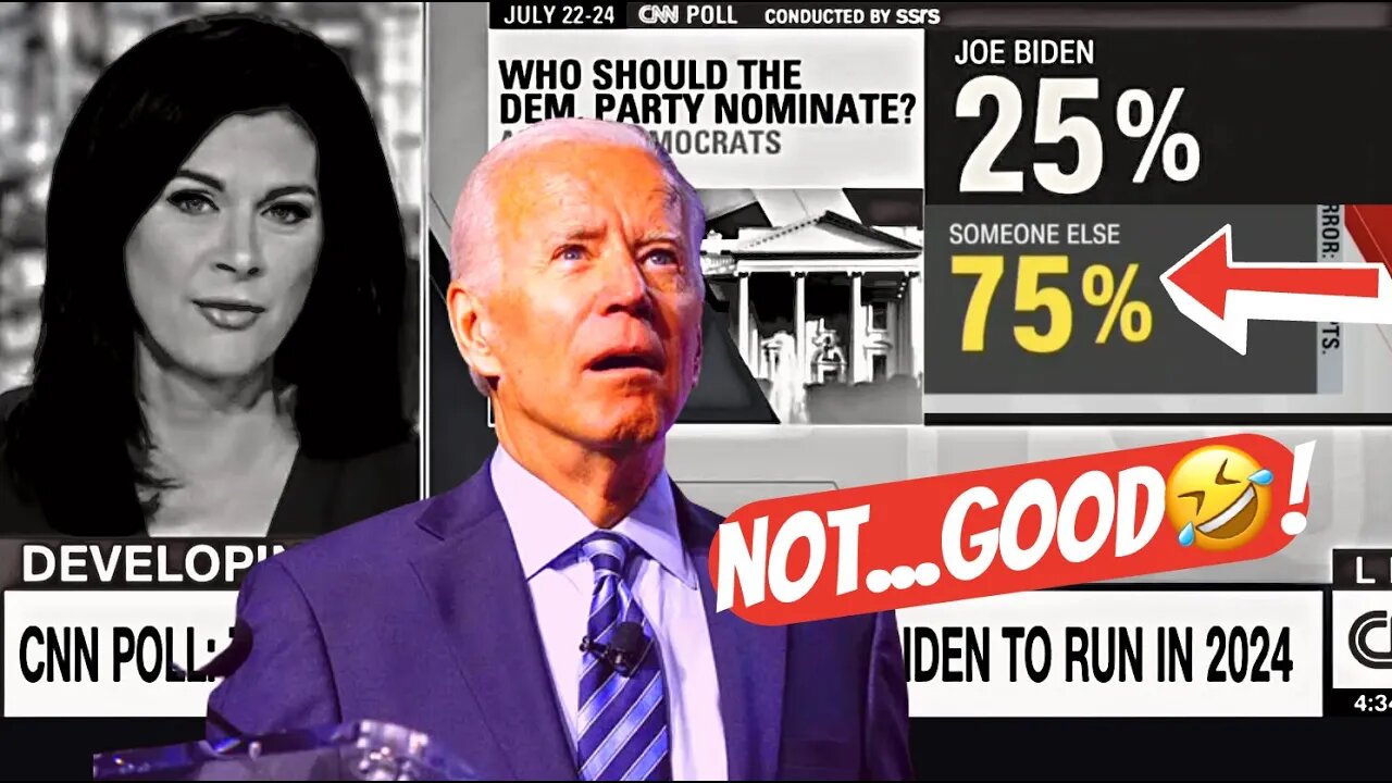 OUCH!!😲 NOT LOOKING GOOD FOR JOE... NOT EVEN ON CNN POLLS😬😬