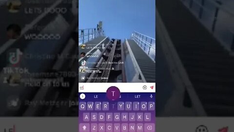 Bid D and Buffaloman11live on TikTok riding Candymonium front row!!