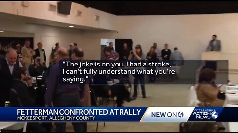 Sen Fetterman Thinks He Owns Protestors, The Opposite Happens